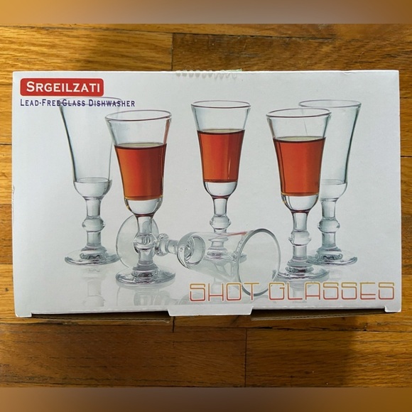 Srgeilzati Cordial Glasses Shot Glasses with Stem,Limoncello Glasses - Picture 1 of 3